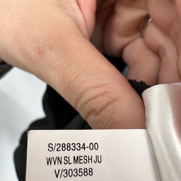 BANANA REPUBLIC Black Mesh Inset Jumpsuit // 0 - Picture 12 of 13